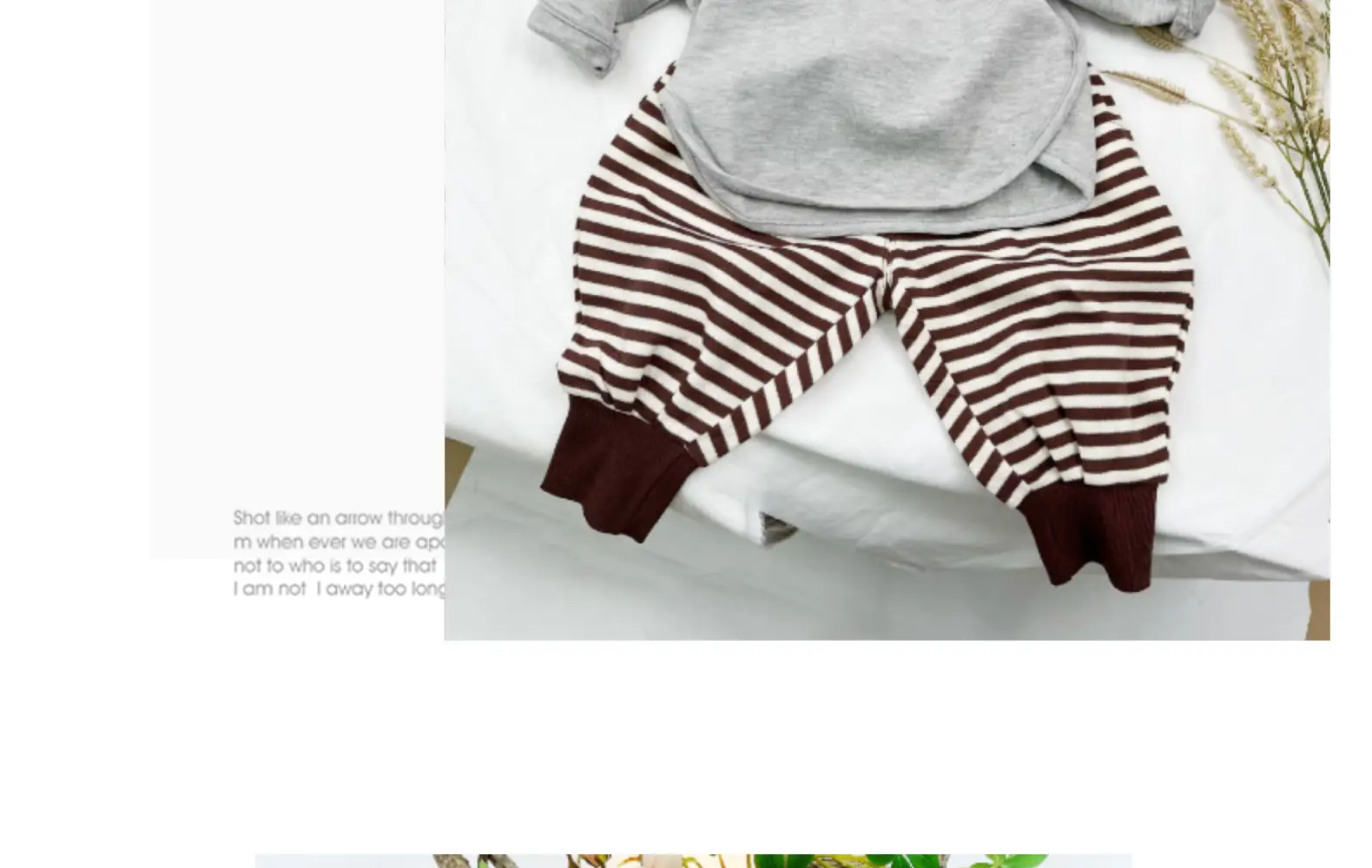 Children Korean Striped Jogger Pants 2022 Autumn Spring Unisex — feature 10
