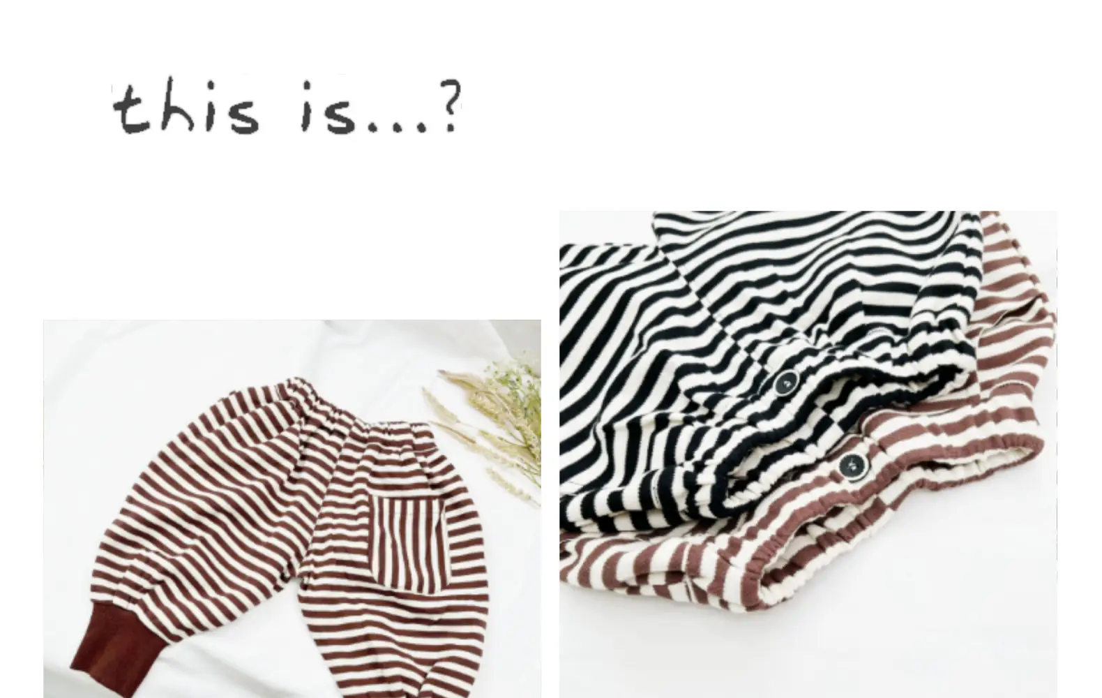 Children Korean Striped Jogger Pants 2022 Autumn Spring Unisex — feature 12