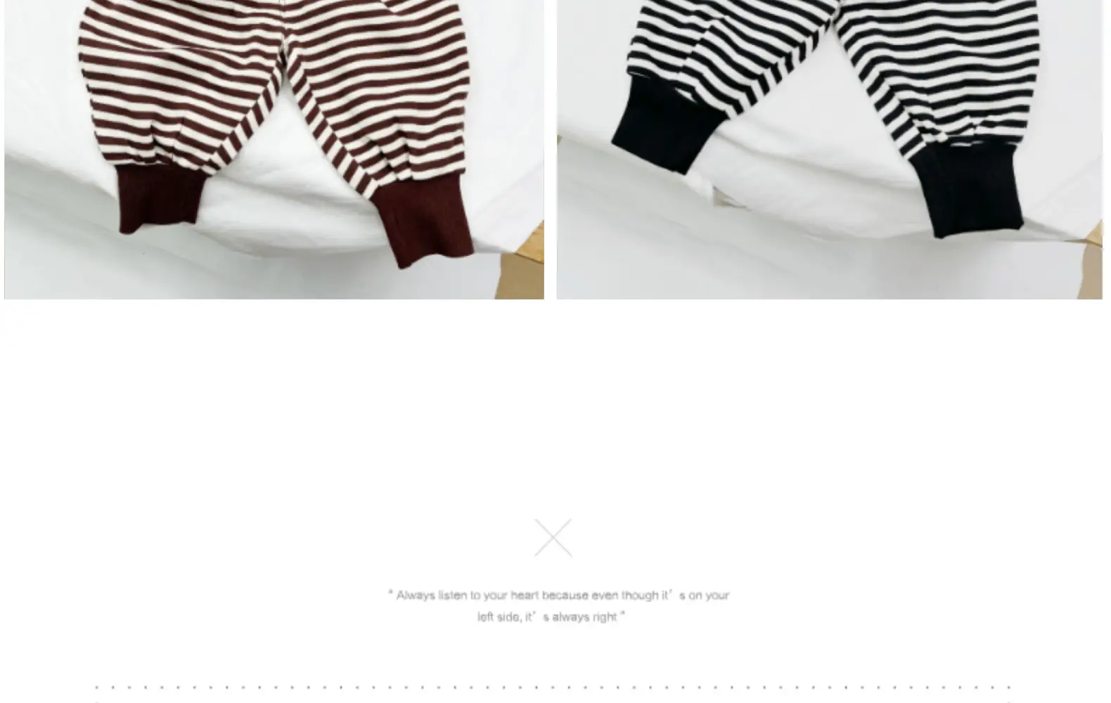 Children Korean Striped Jogger Pants 2022 Autumn Spring Unisex — feature 7