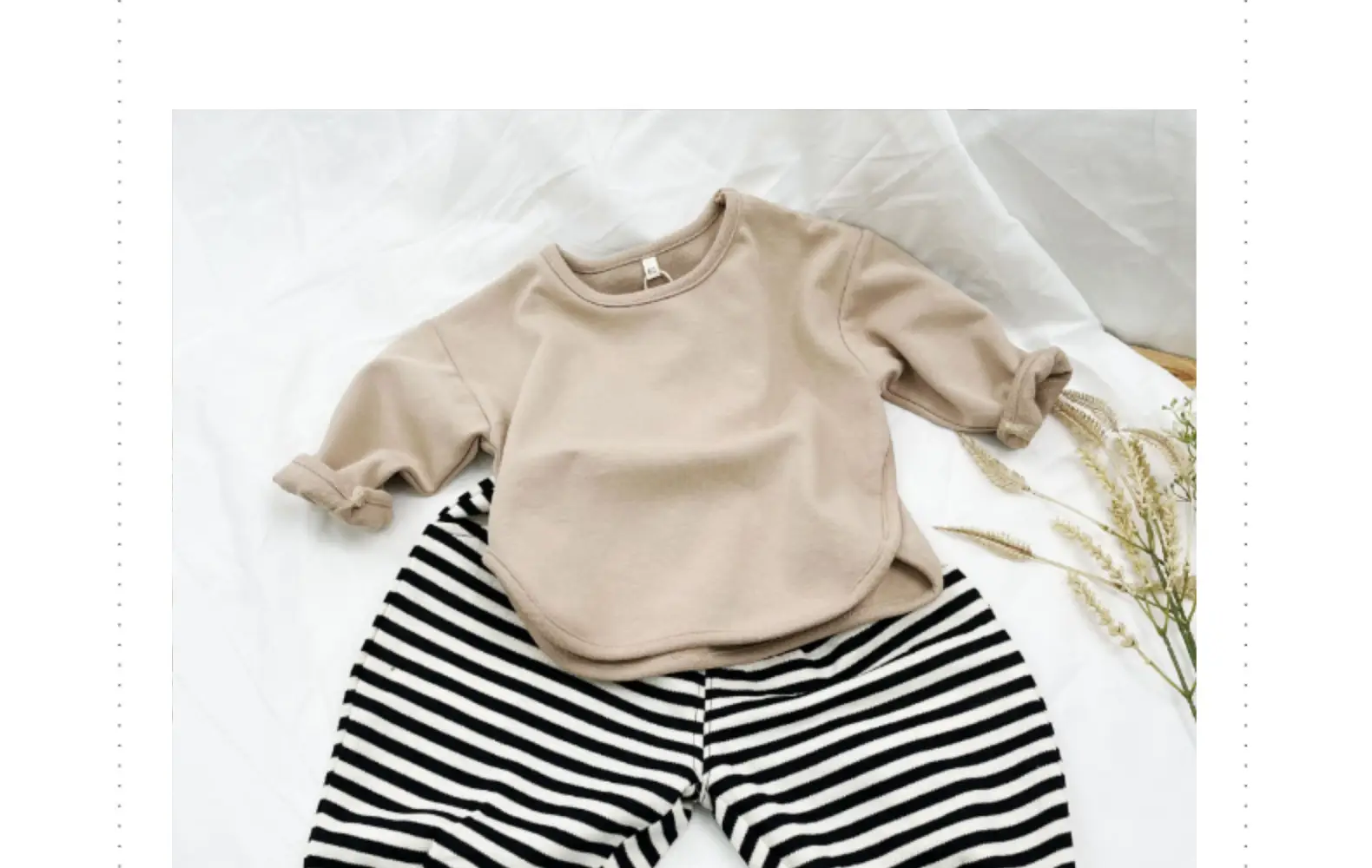 Children Korean Striped Jogger Pants 2022 Autumn Spring Unisex — feature 8