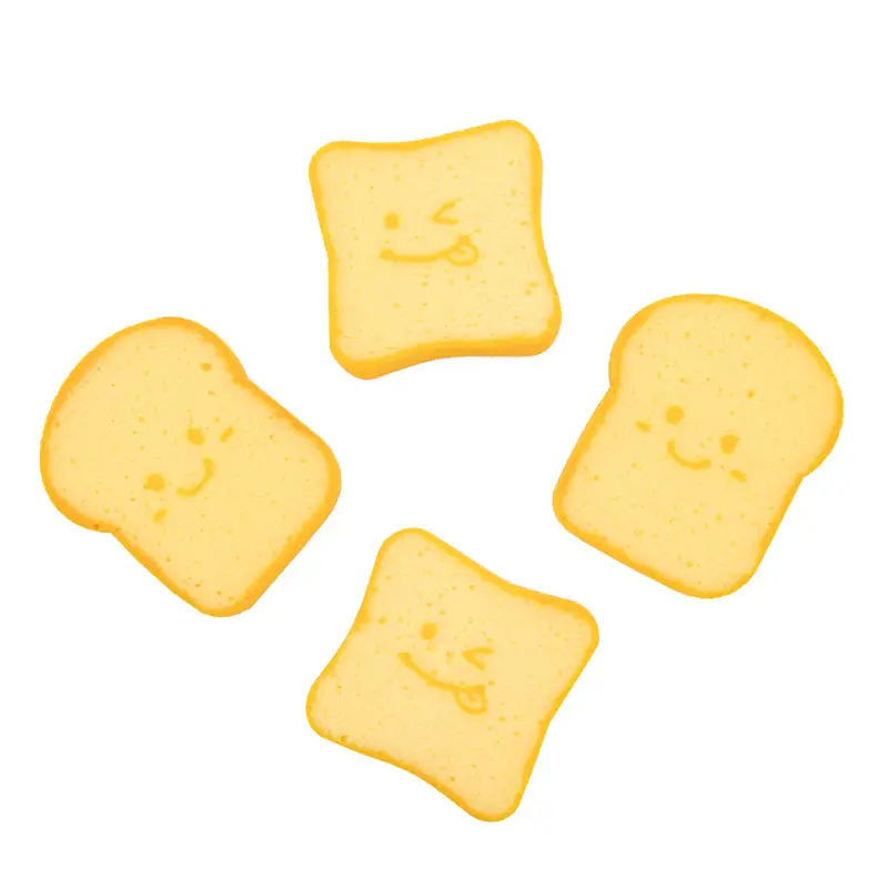 Super Les Cartoon Bread Sponge 2 Pcs Kitchen Cleaning - Image 6