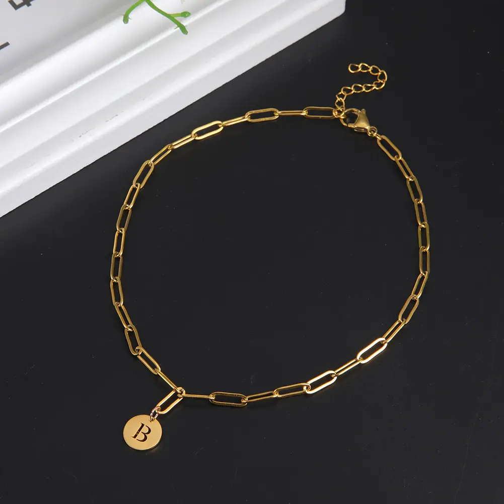 Stainless Steel Necklace with Brand Letter Marking, 12x4mm, 7.5g Weight - Image 29