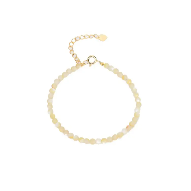 Natural Beaded Bracelet for Girls with Heart Design - Image 7