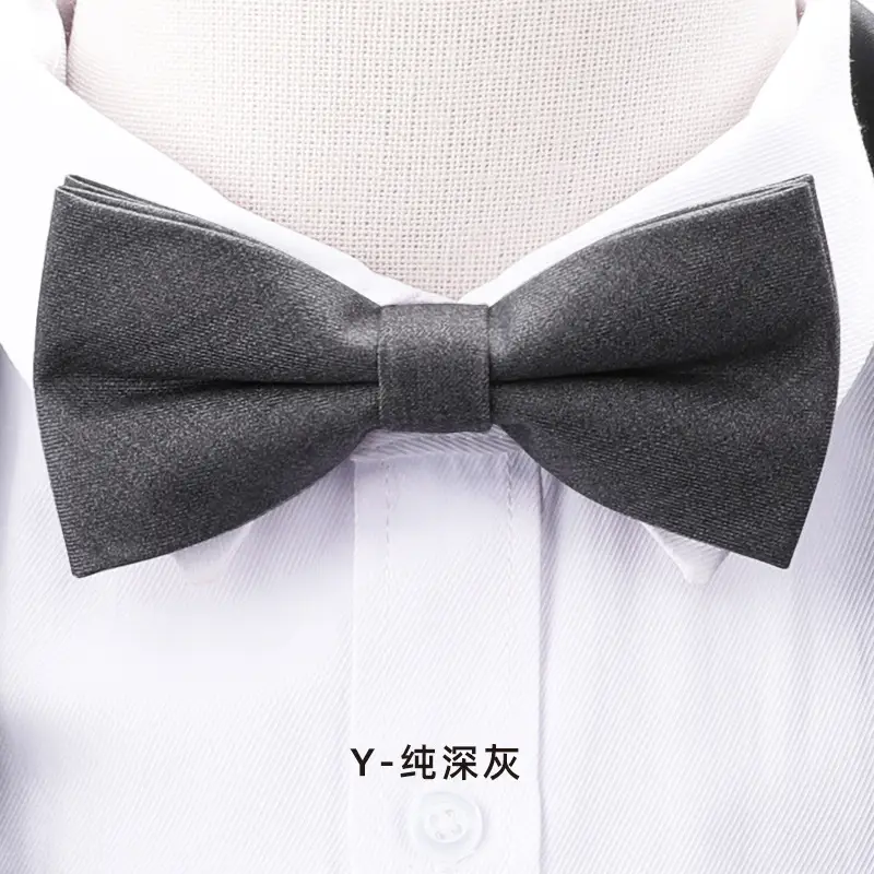 Wine Red Bow Tie for Men Wedding Guest - Image 6