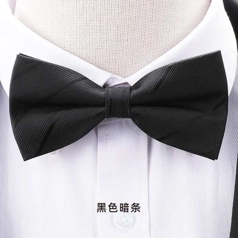 Wine Red Bow Tie for Men Wedding Guest - Image 8