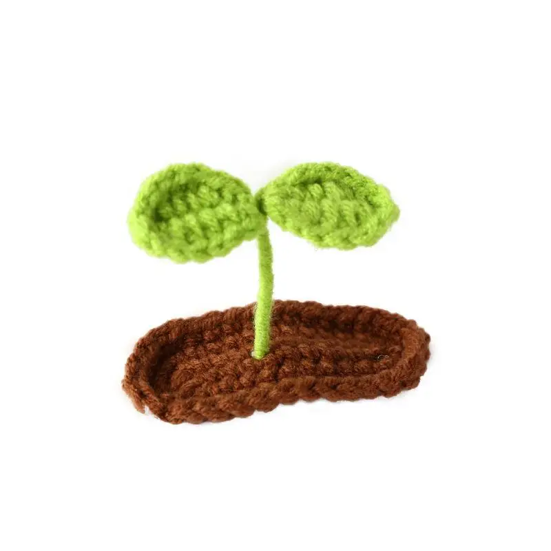 Handmade Green Hairpin with Bunny Ears