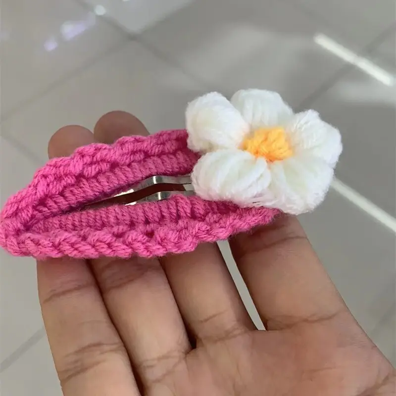 Handmade Green Hairpin with Bunny Ears