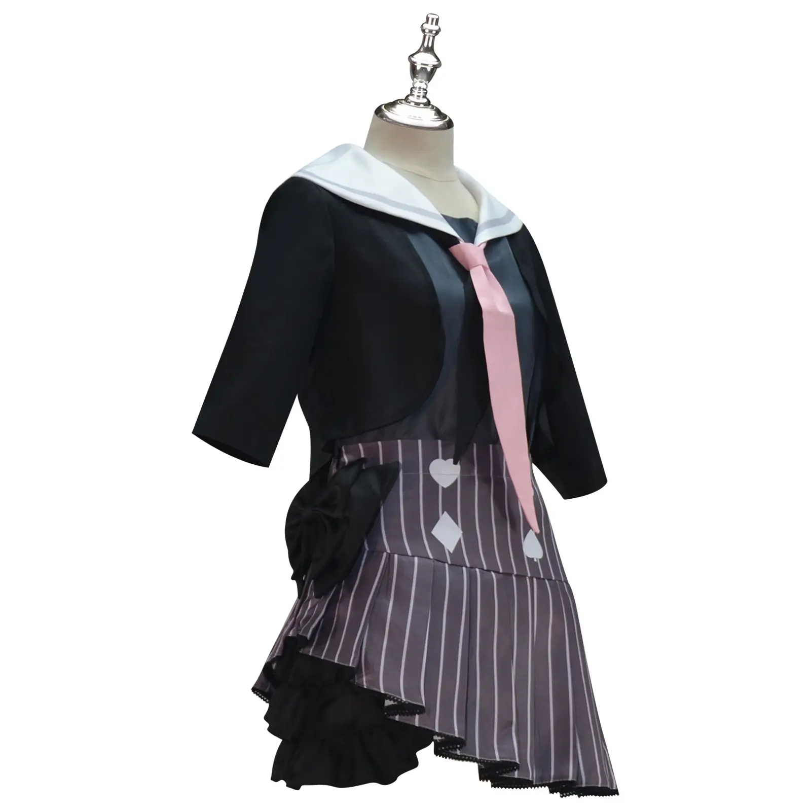 Xiaoshan Ruixi Cosplay Dress Black Plaid Skirt - Image 3