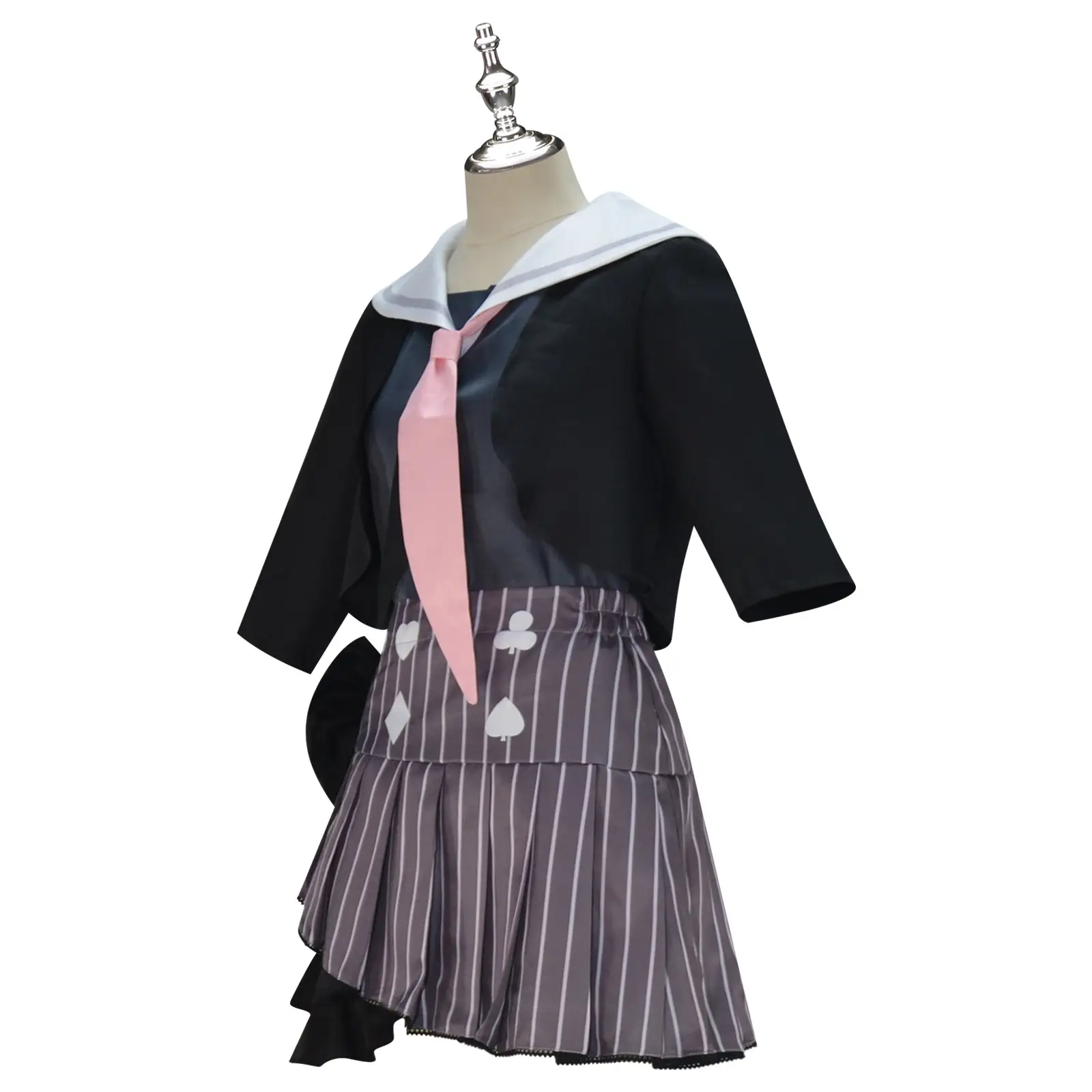 Xiaoshan Ruixi Cosplay Dress Black Plaid Skirt - Image 4