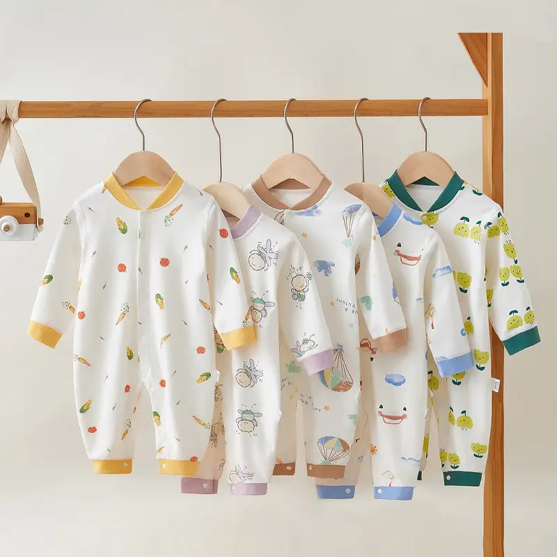 Newborn Pajamas Autumn Winter Baby Pajamas Boneless - Image 3