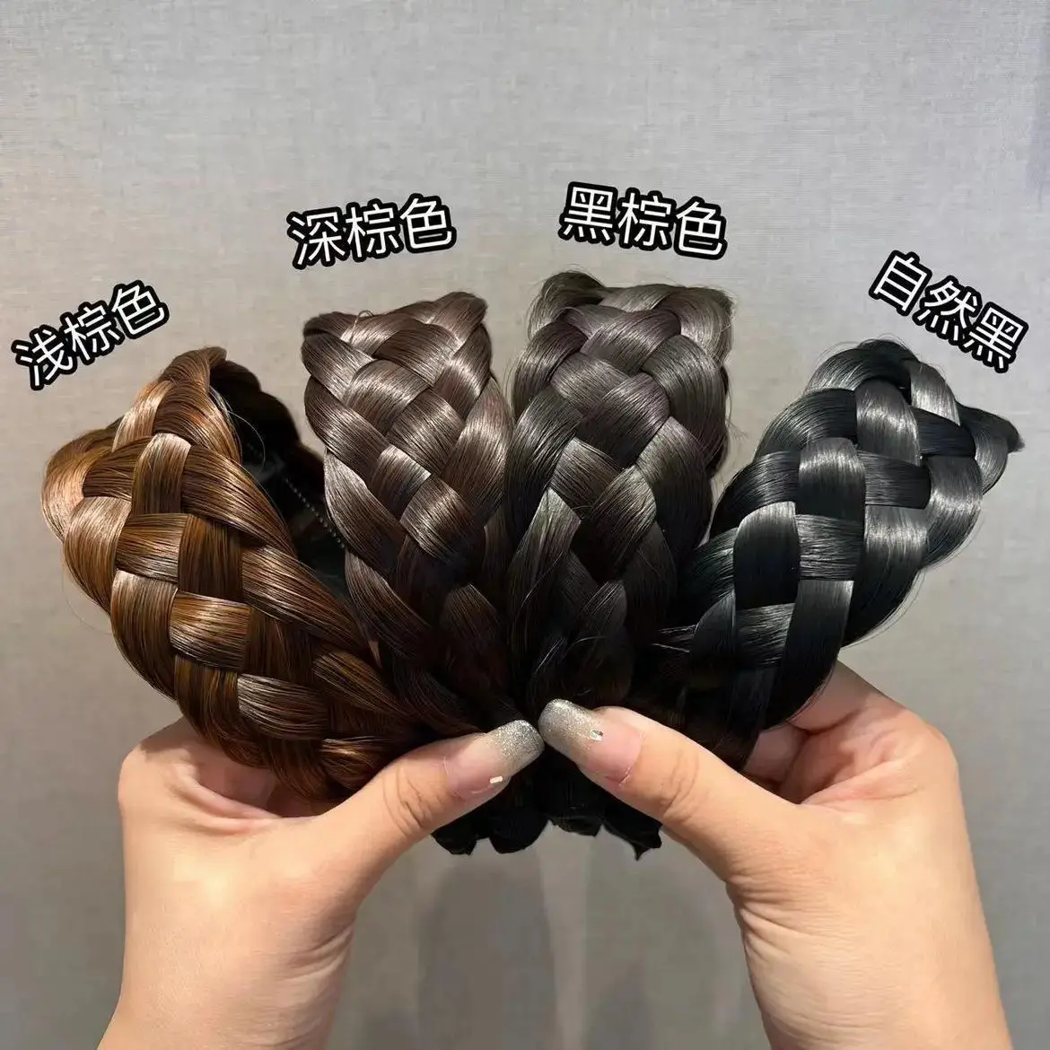 Widened Braided Hair Hoop for Women - Image 7