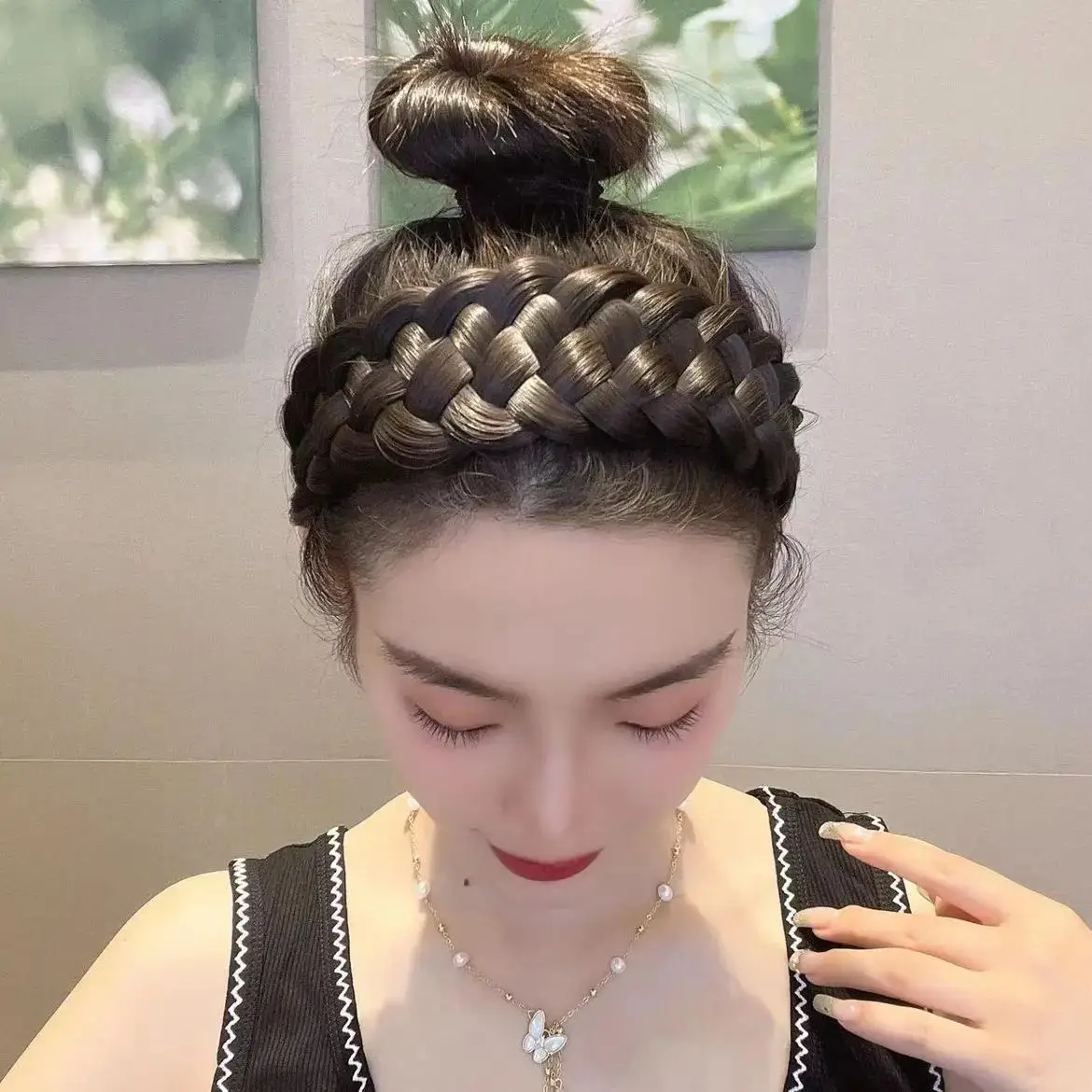 Widened Braided Hair Hoop for Women - Image 8