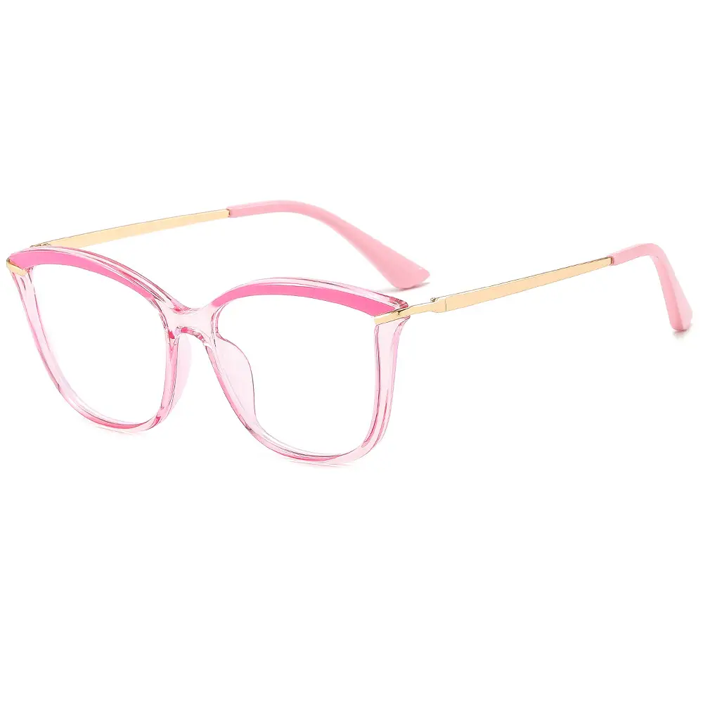 Pink Cat's Eye Anti-Blue Light Glasses for Myopia - Image 4