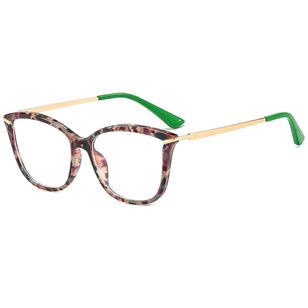 Pink Cat's Eye Anti-Blue Light Glasses for Myopia - Image 3