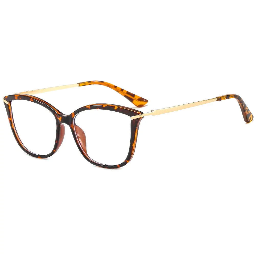 Pink Cat's Eye Anti-Blue Light Glasses for Myopia - Image 2