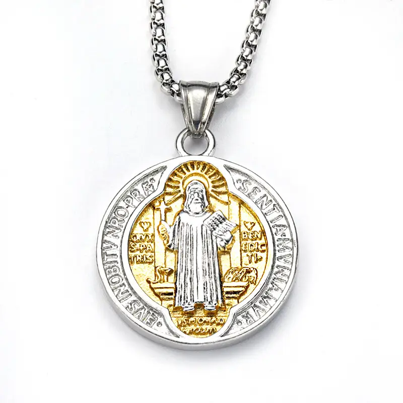 Haiteng Stainless Steel Pendant with Cross Border Design - Image 7