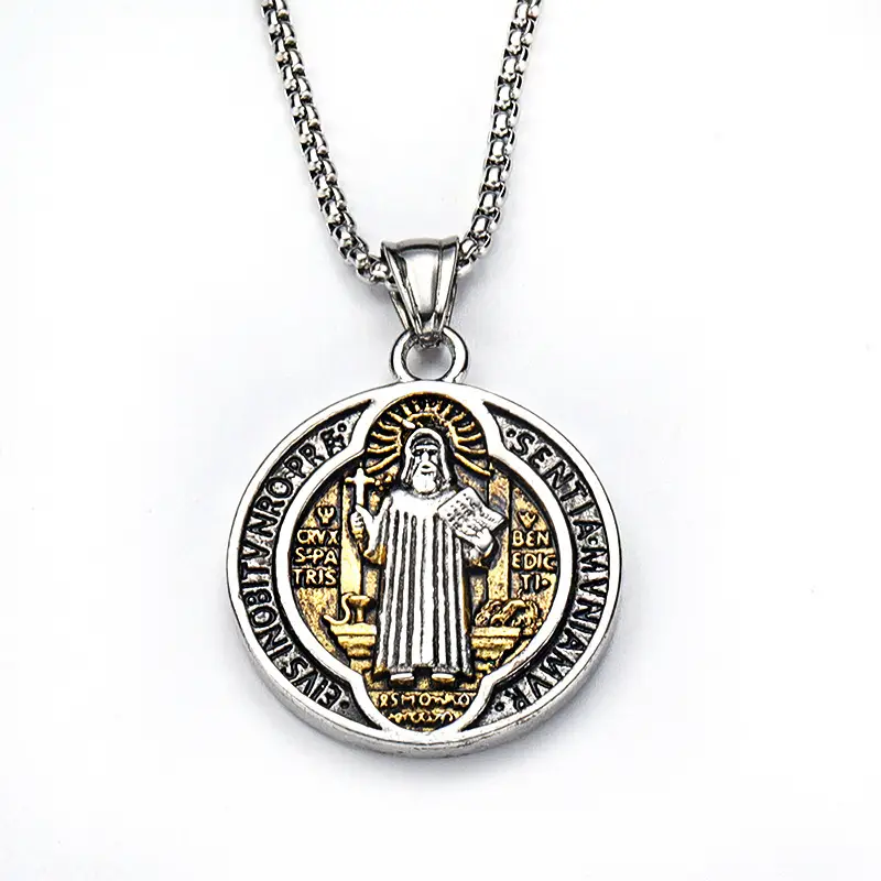 Haiteng Stainless Steel Pendant with Cross Border Design — feature 11