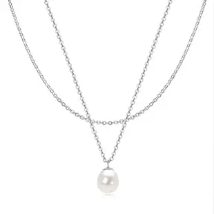 14K Gold Pearl Swan Necklace for Women — feature 29