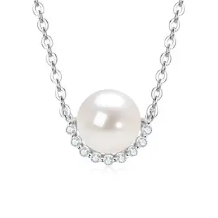 14K Gold Pearl Swan Necklace for Women — feature 33