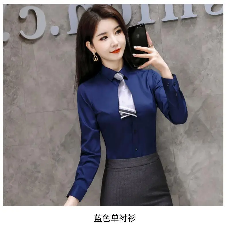Women's Black College Suit Autumn Winter Professional Work Suit - Image 2