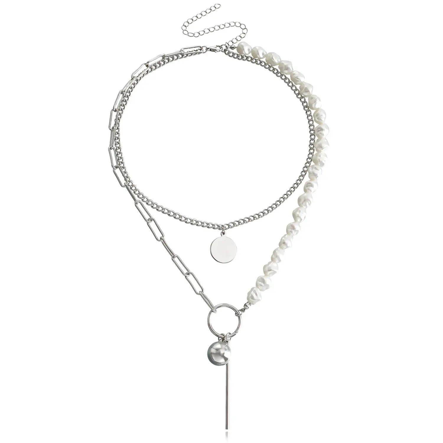 Silver Black Cross Bracelet for Women - Image 12