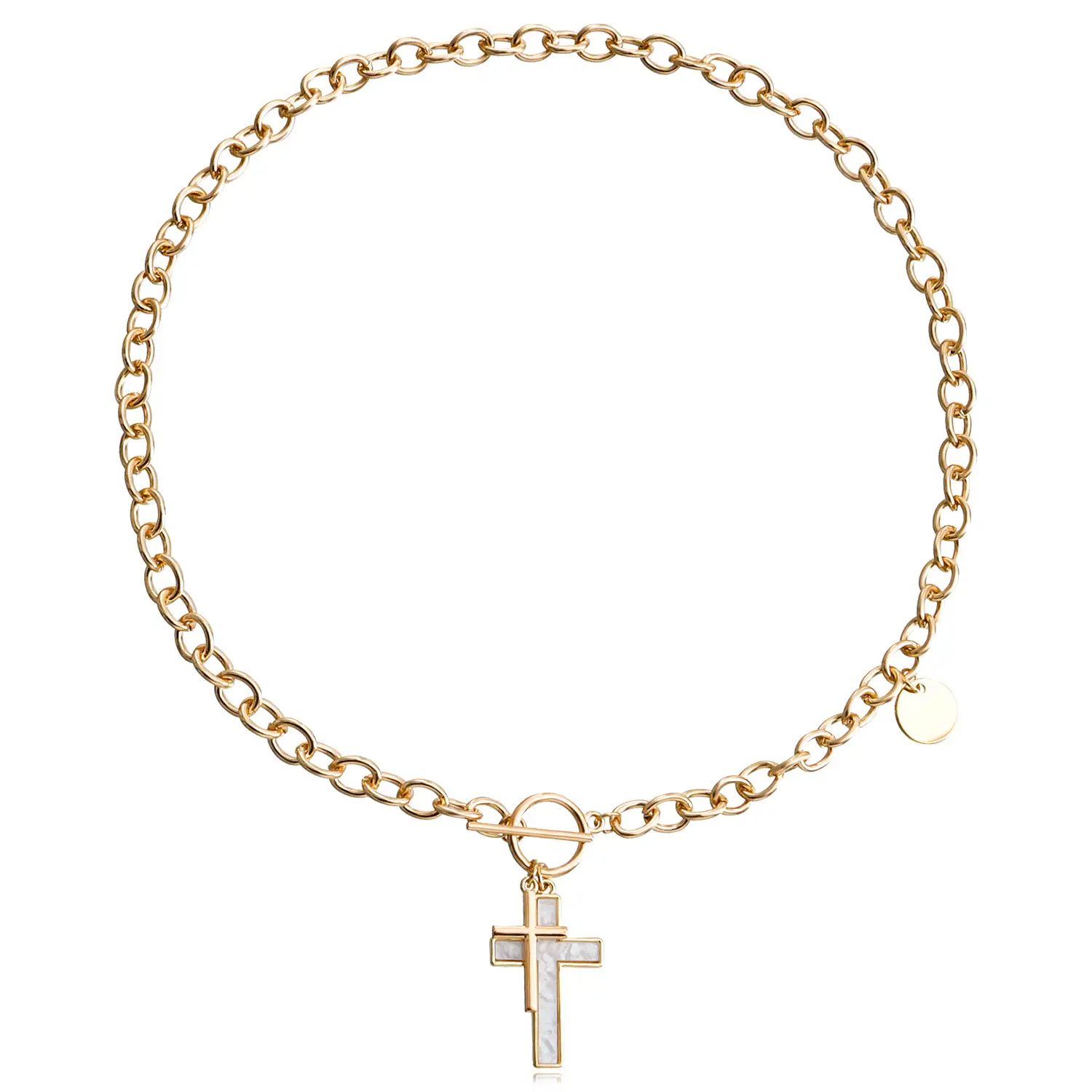 Silver Black Cross Bracelet for Women - Image 15