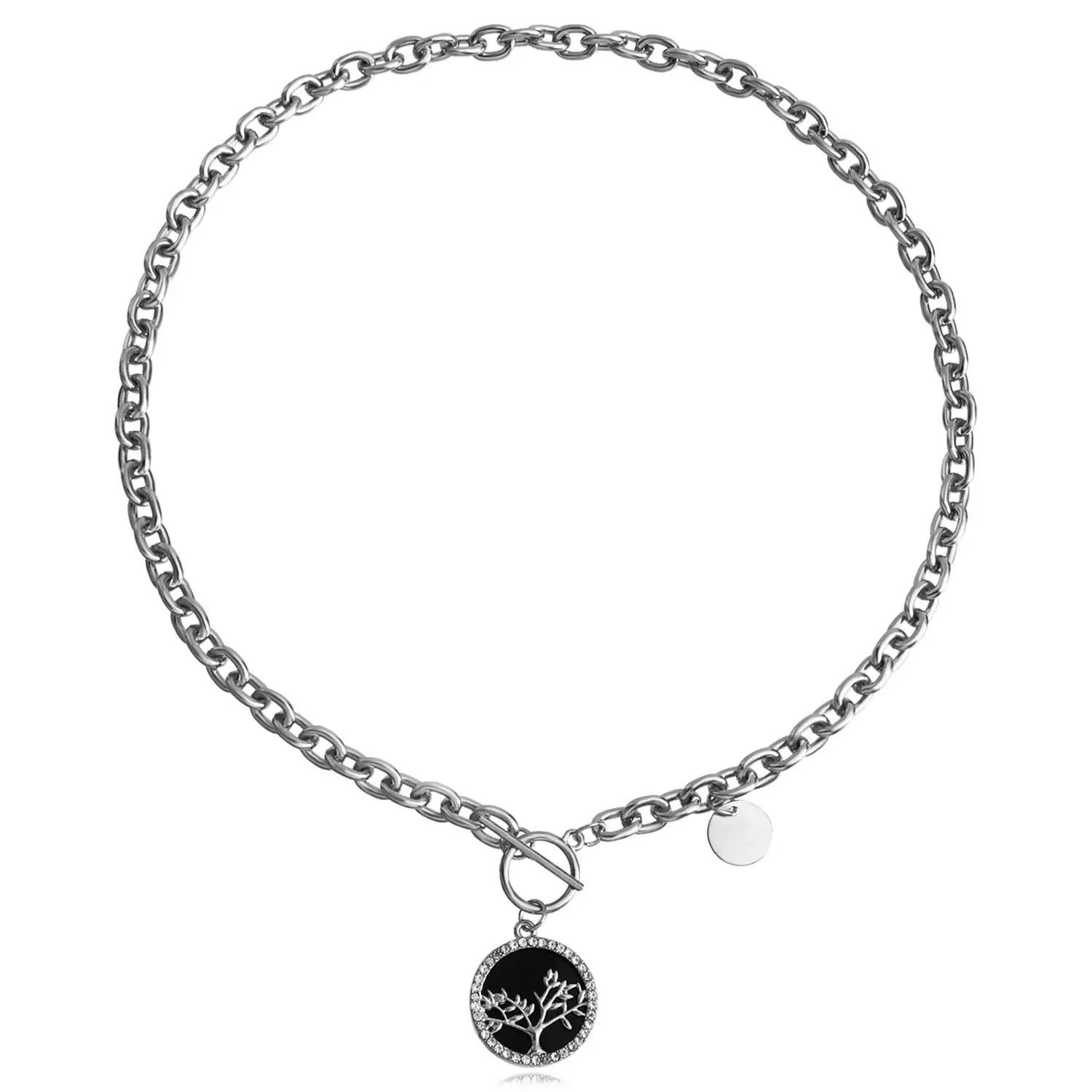 Silver Black Cross Bracelet for Women - Image 43