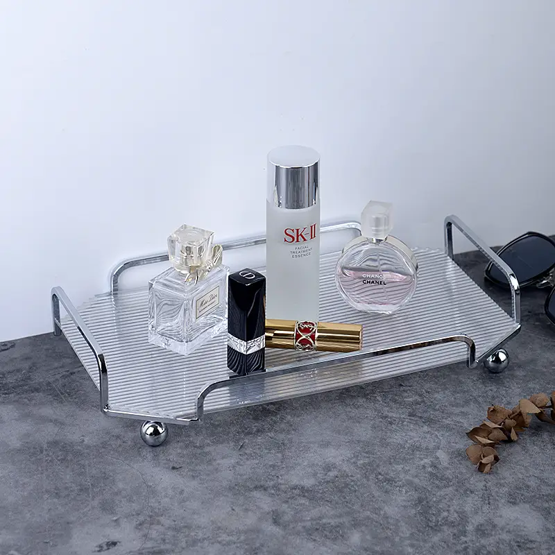 Acrylic Perfume & Cosmetics Storage Rack for Bathroom - Image 5