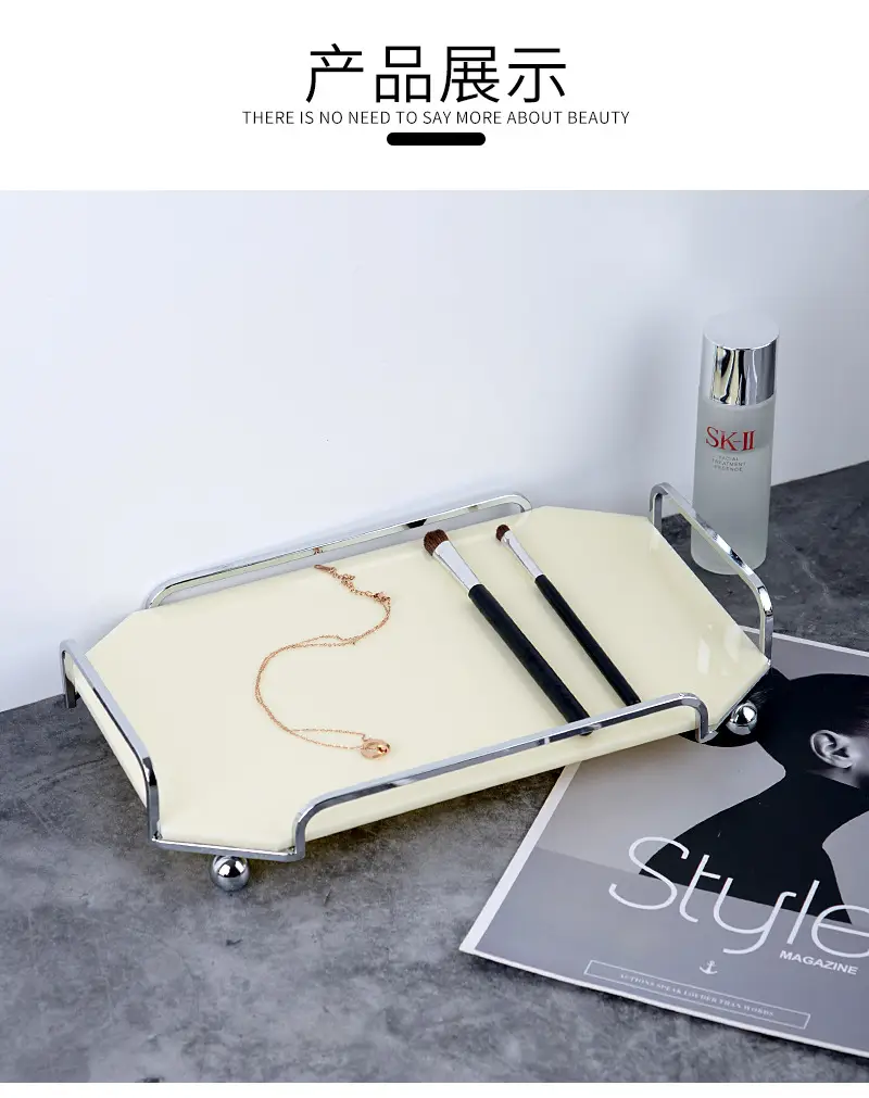 Acrylic Perfume & Cosmetics Storage Rack for Bathroom — feature 12