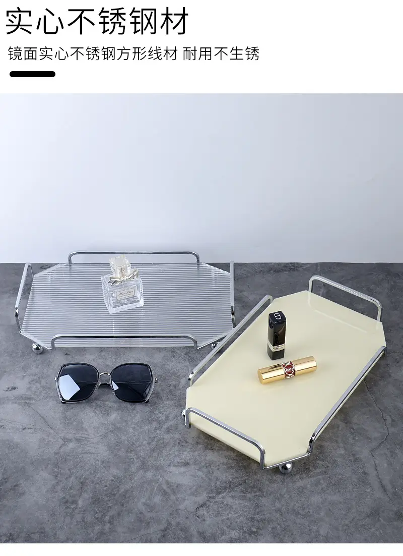 Acrylic Perfume & Cosmetics Storage Rack for Bathroom — feature 9