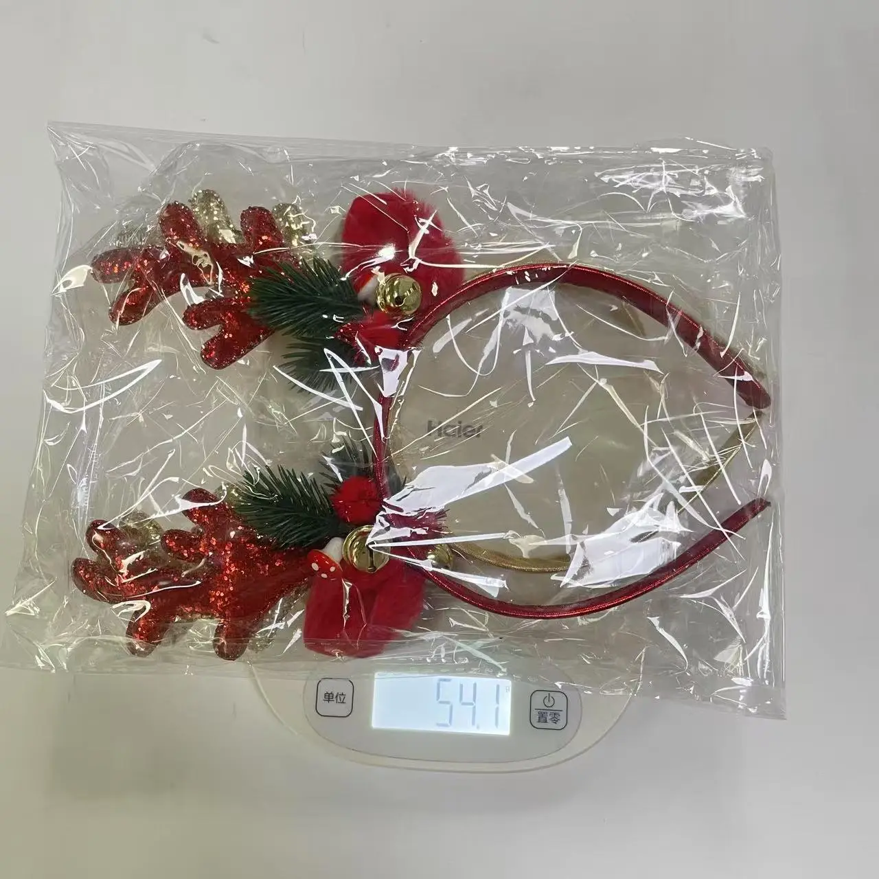 Christmas Antler & Bell Head Decorative Stand — feature 14