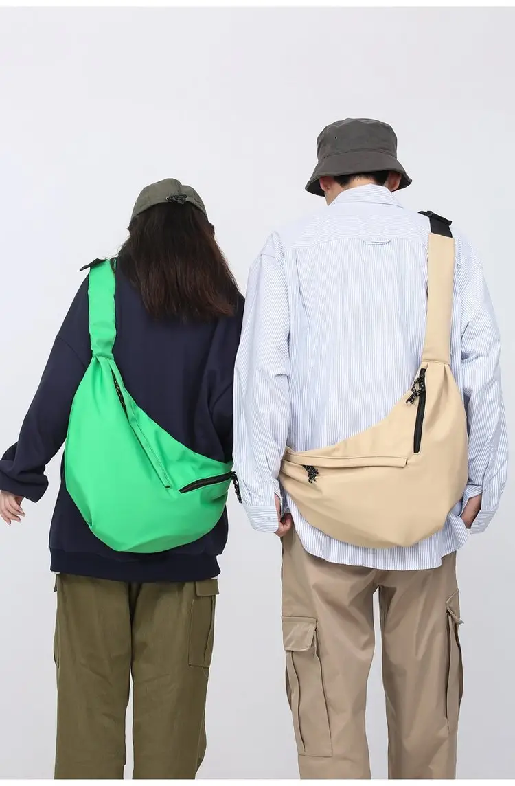 Black Nylon Messenger Bag for Women Spring 2022 — feature 23
