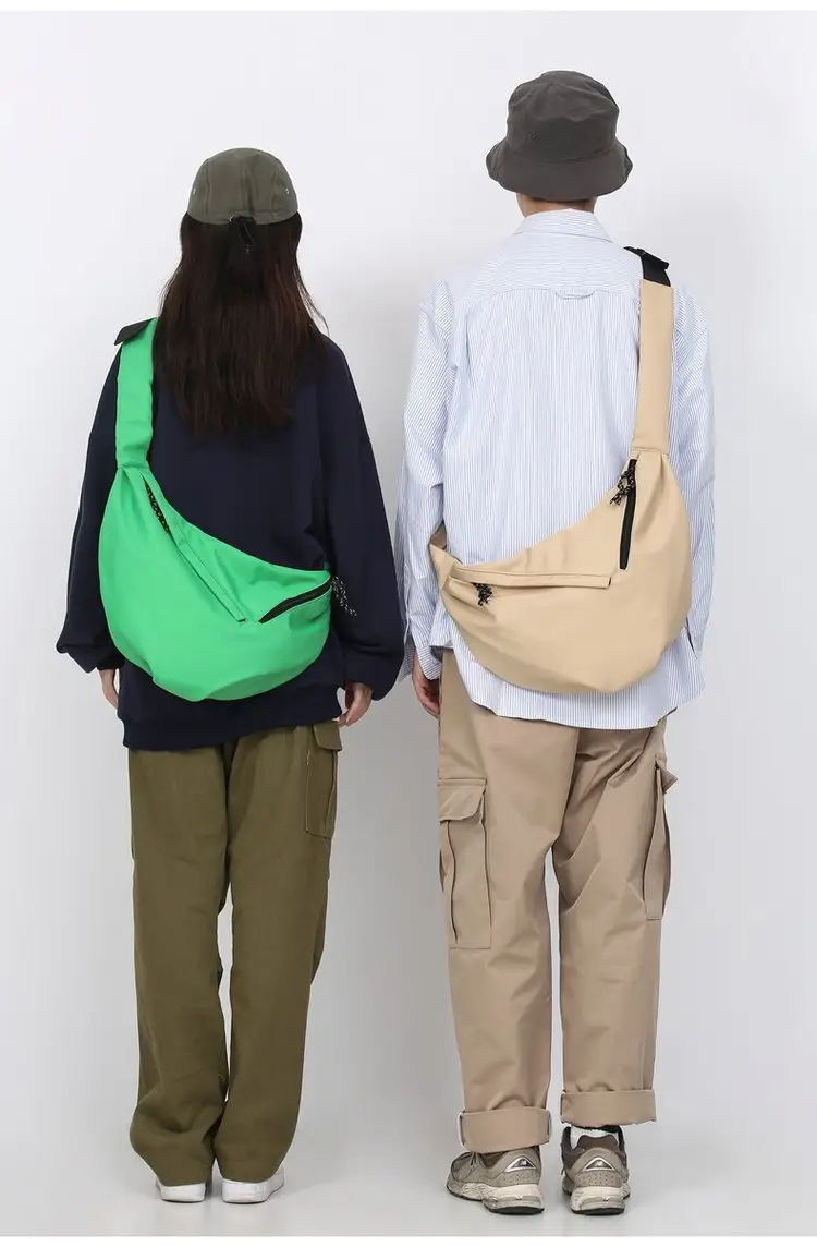 Black Nylon Messenger Bag for Women Spring 2022 — feature 26