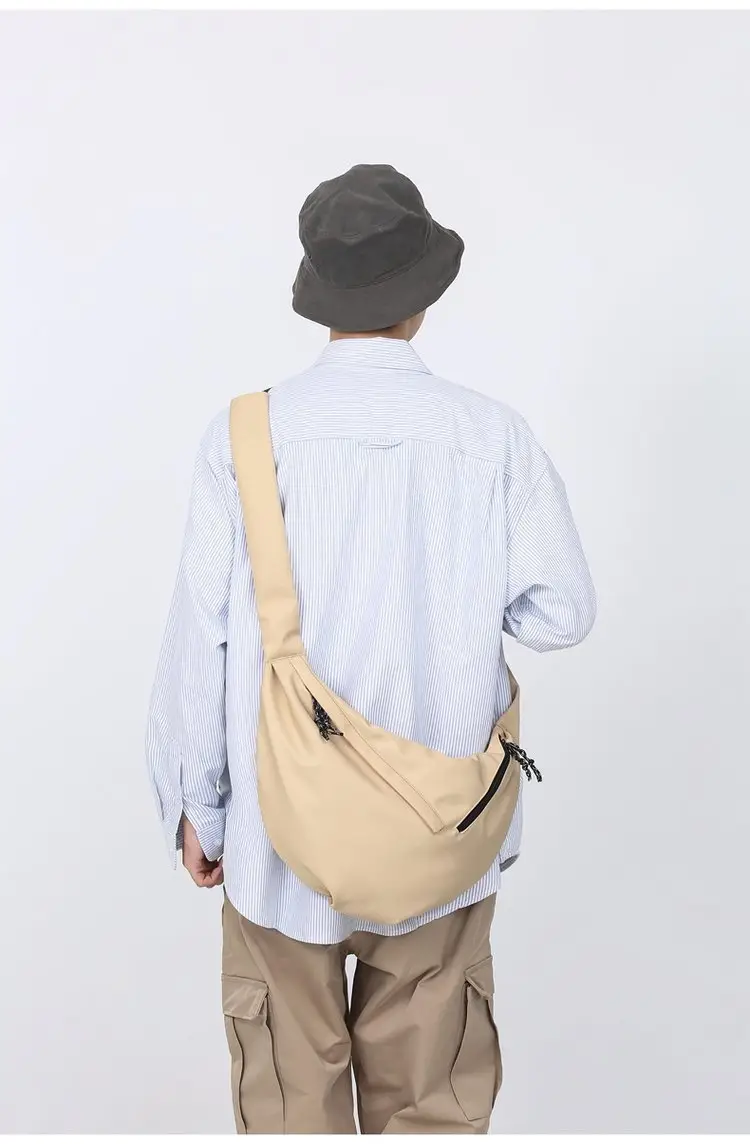 Black Nylon Messenger Bag for Women Spring 2022 — feature 28