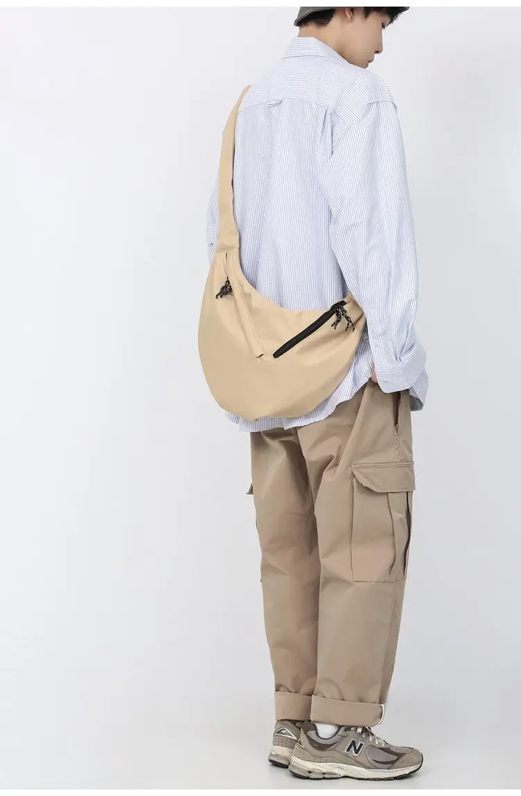 Black Nylon Messenger Bag for Women Spring 2022 — feature 30
