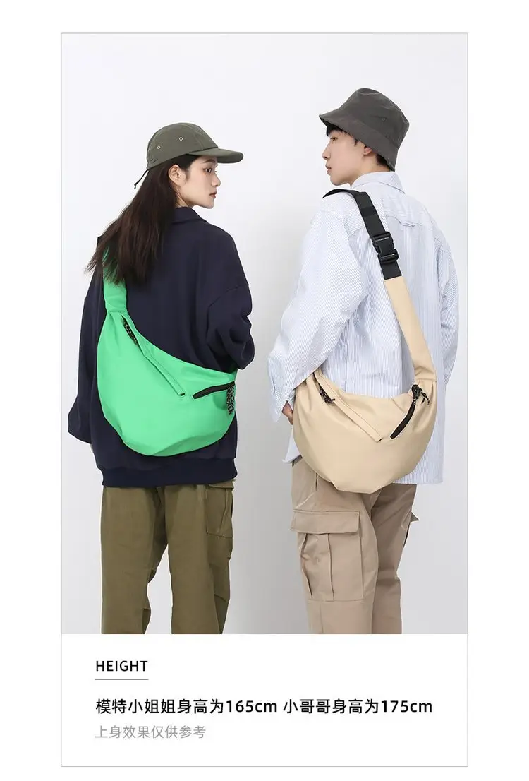 Black Nylon Messenger Bag for Women Spring 2022 — feature 4