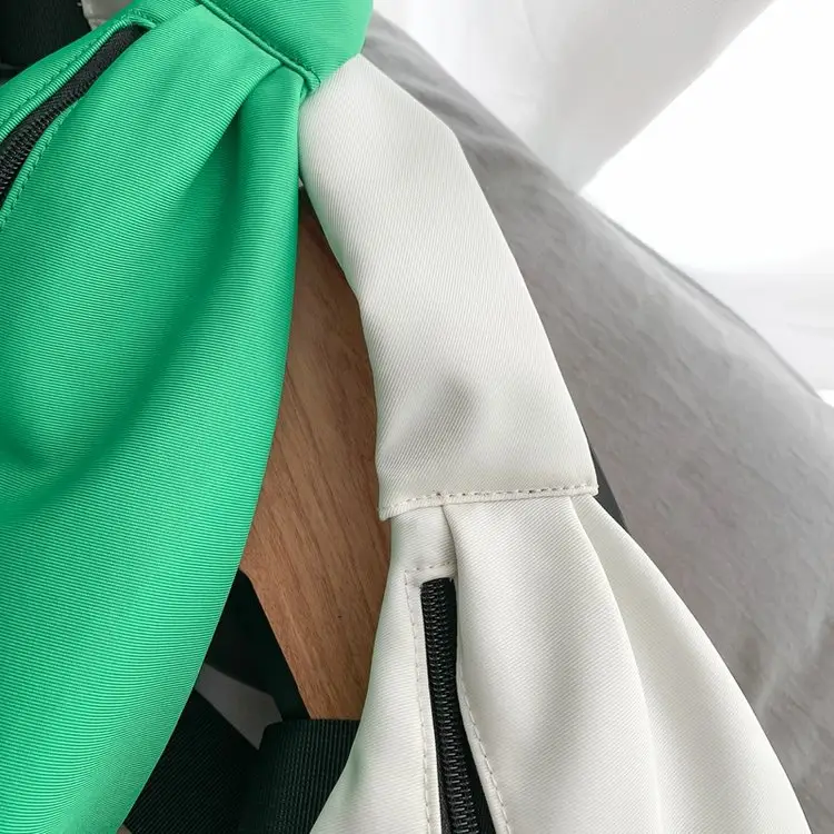 Black Nylon Messenger Bag for Women Spring 2022 — feature 59