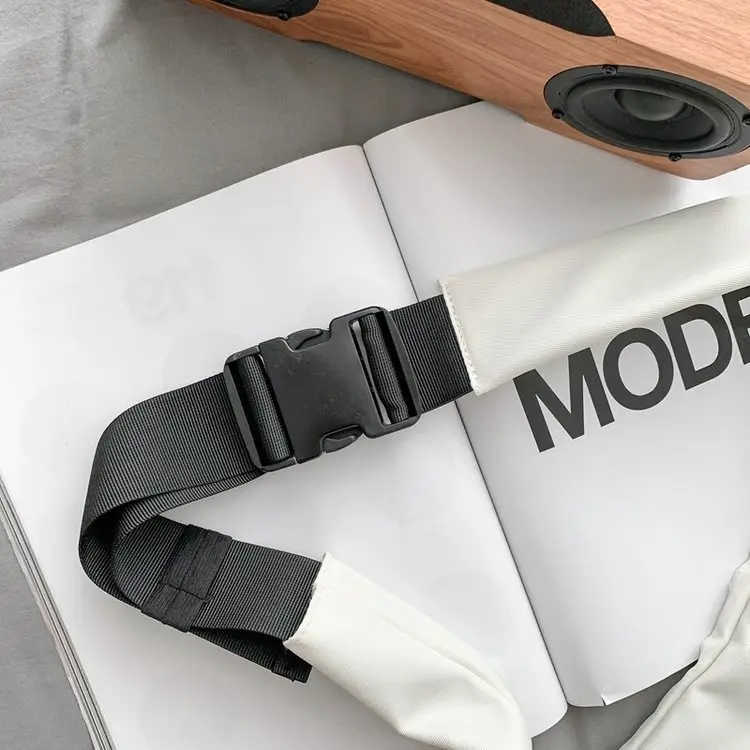 Black Nylon Messenger Bag for Women Spring 2022 — feature 60