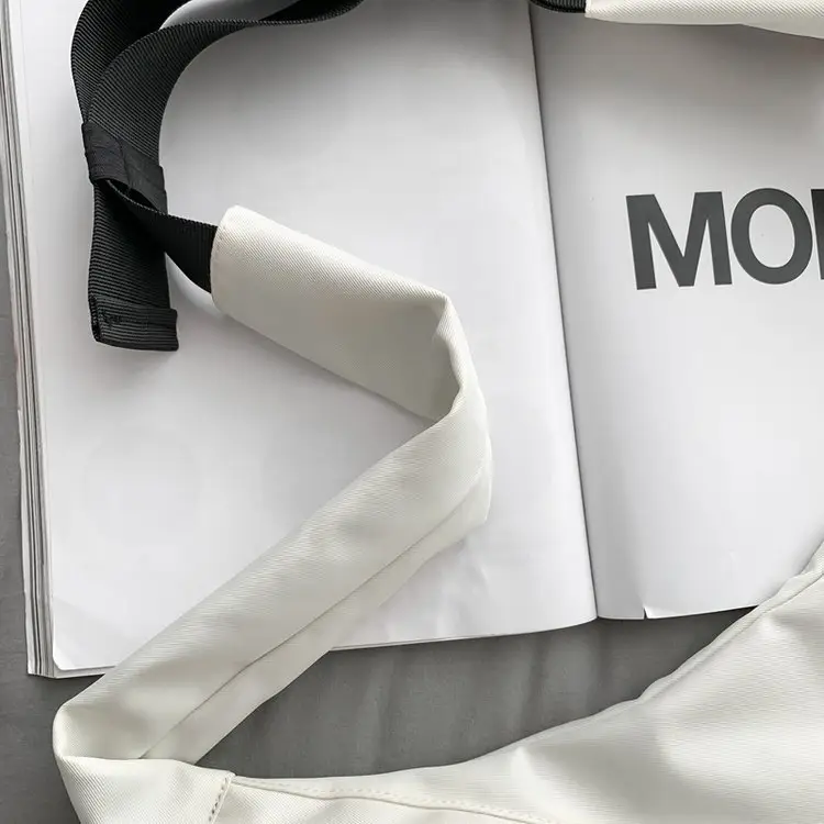 Black Nylon Messenger Bag for Women Spring 2022 — feature 61