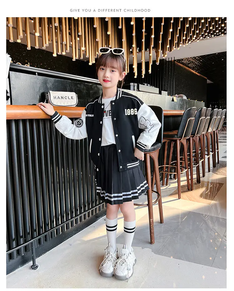 Girls Baseball Jacket & Skirt Set for Girls 2025 — feature 18