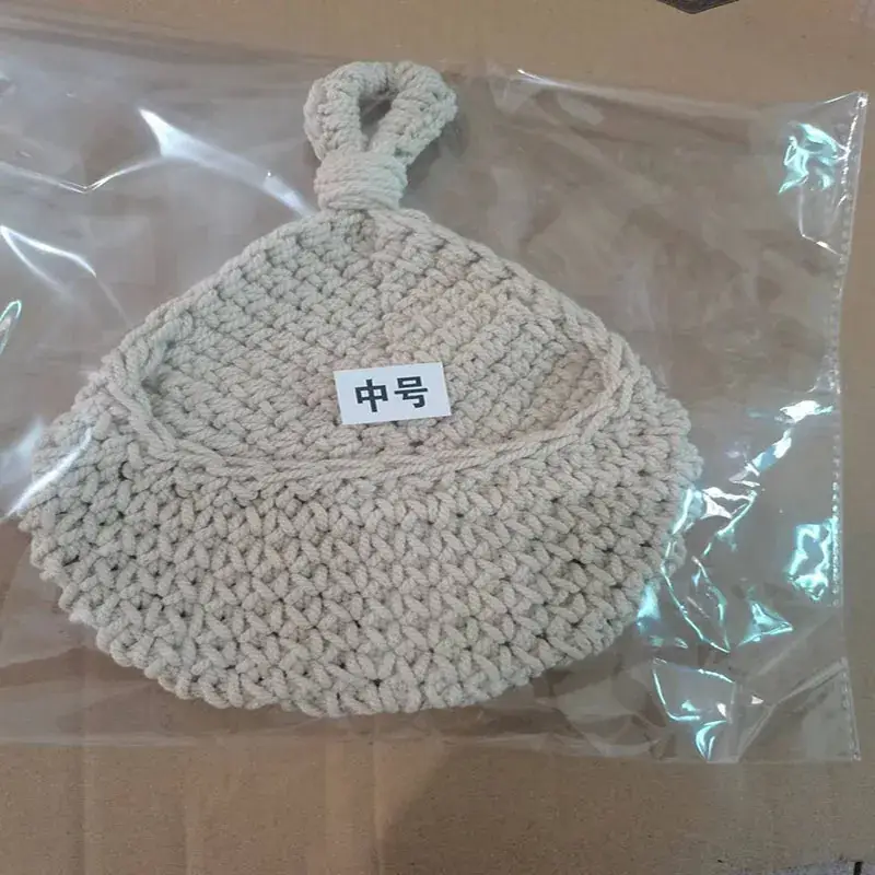 White Cotton Factory Crocheted Vegetable & Fruit Basket - Image 2