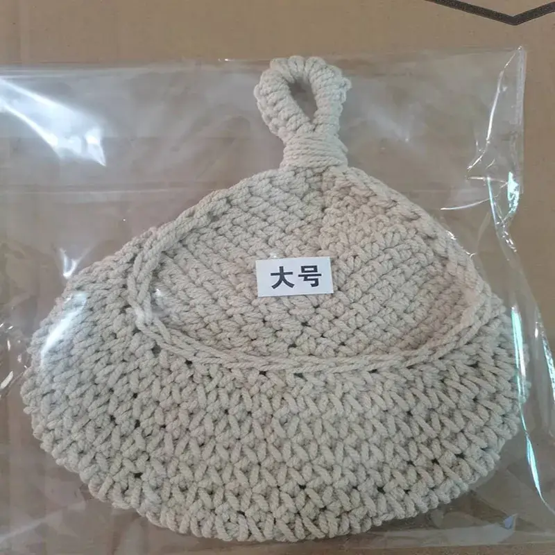 White Cotton Factory Crocheted Vegetable & Fruit Basket - Image 3