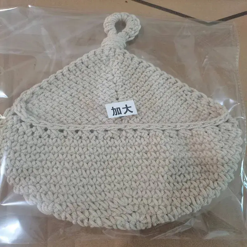White Cotton Factory Crocheted Vegetable & Fruit Basket - Image 4