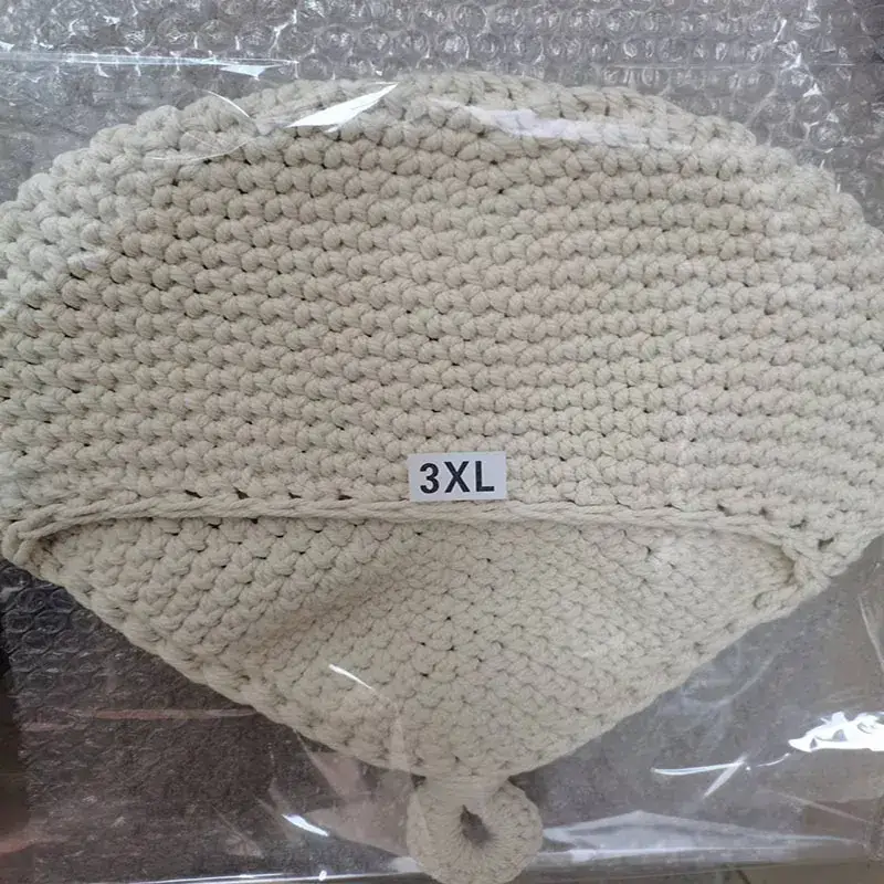 White Cotton Factory Crocheted Vegetable & Fruit Basket - Image 7