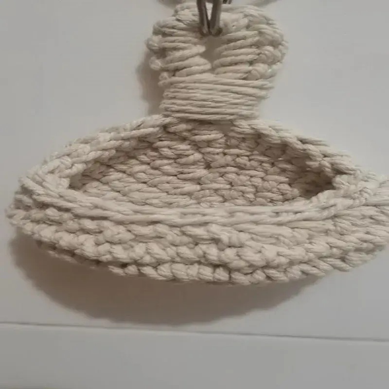 White Cotton Factory Crocheted Vegetable & Fruit Basket - Image 8