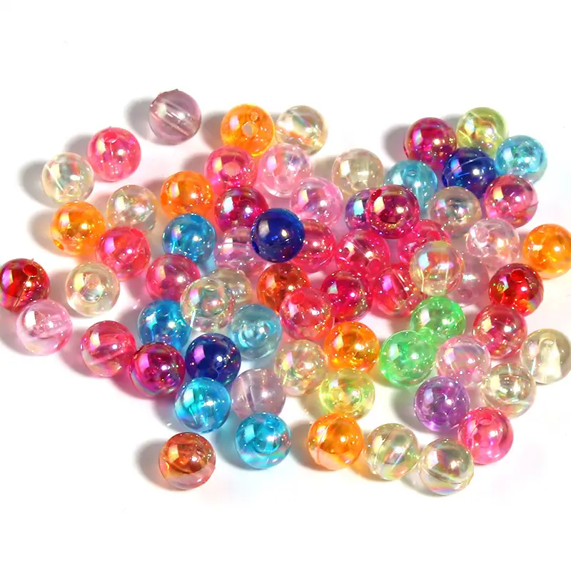 Transparent Acrylic Fantasy Loose Beads for DIY Jewelry
