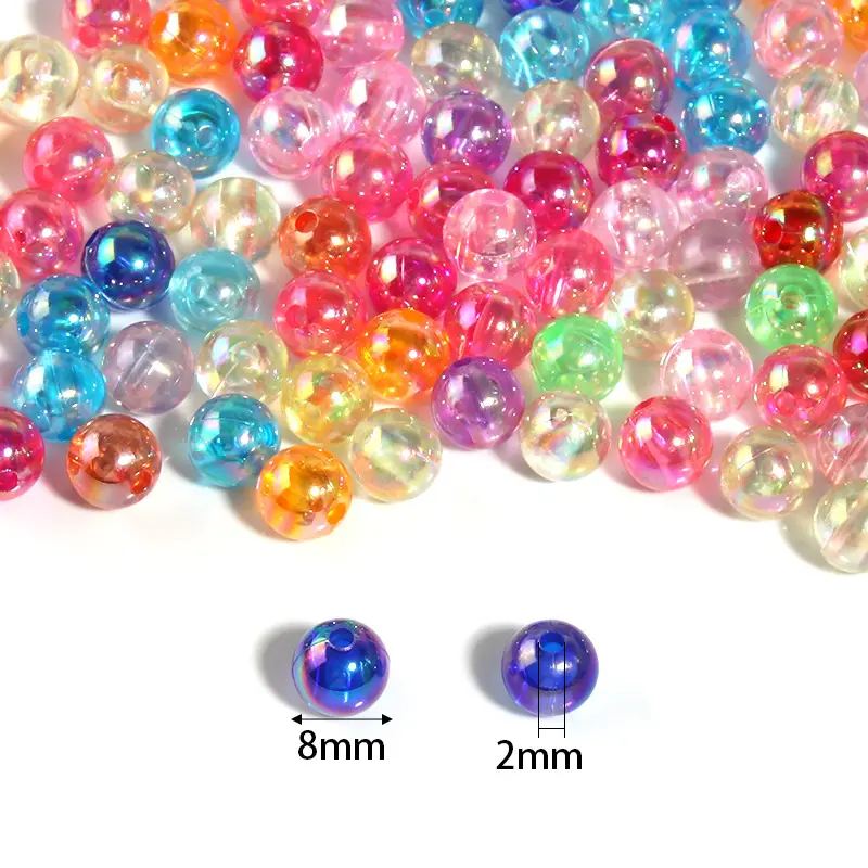 Transparent Acrylic Fantasy Loose Beads for DIY Jewelry
