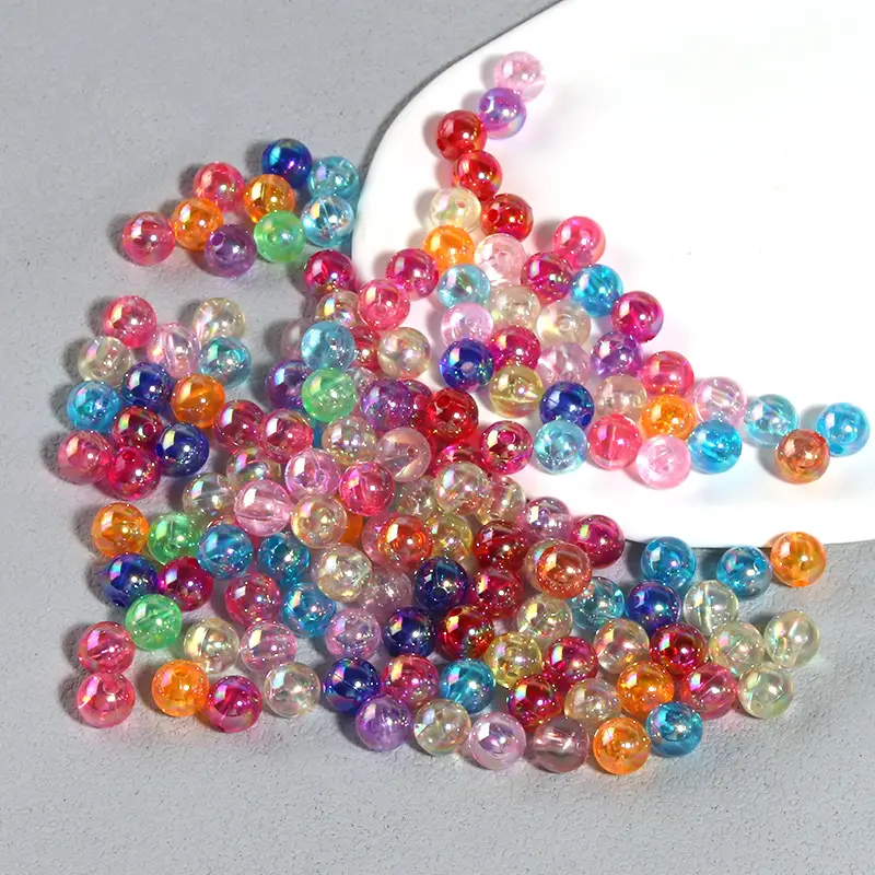 Transparent Acrylic Fantasy Loose Beads for DIY Jewelry
