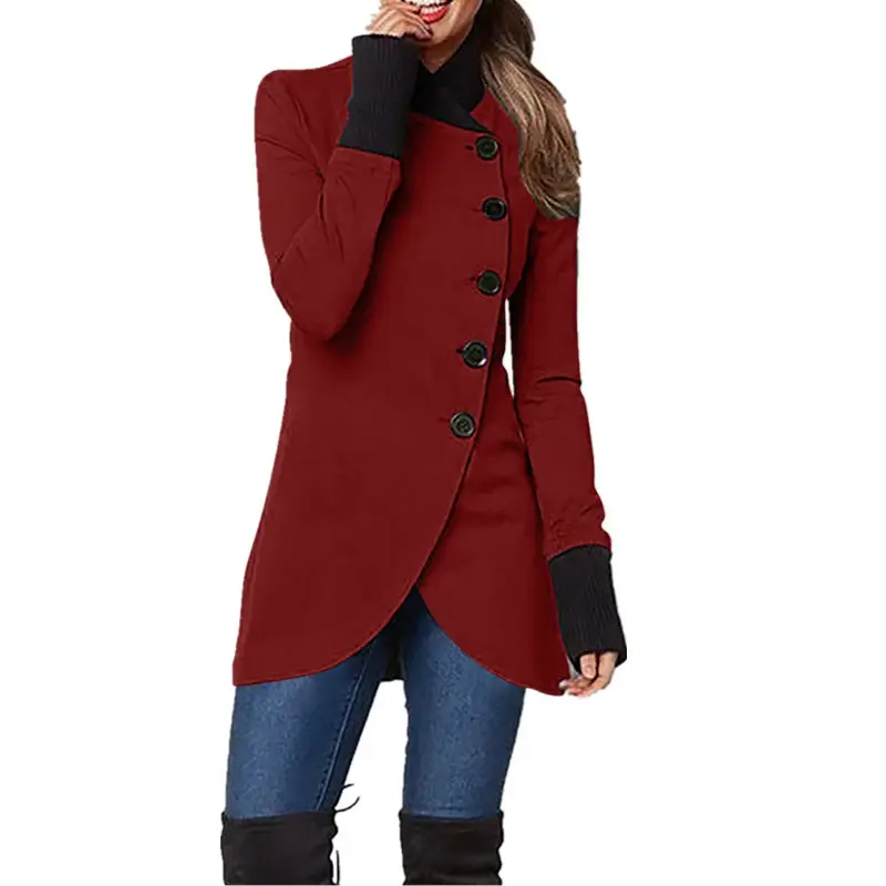 2025 Blue Long Sleeve Jacket for Women — feature 61