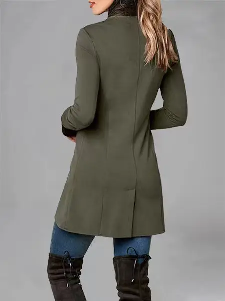 2025 Blue Long Sleeve Jacket for Women — feature 62